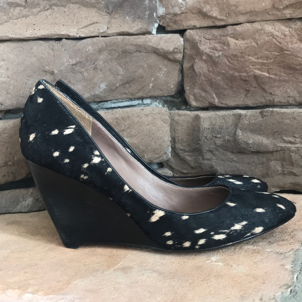 Belle by Sigerson Morrison Calf Hair‎ Wedge / 6.5